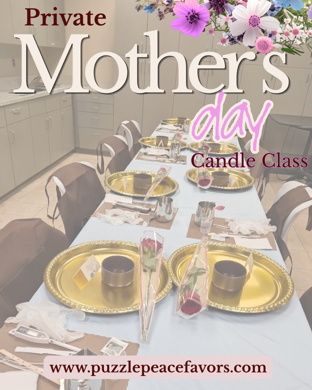 🌸Private Mother's Day Candle Making Class