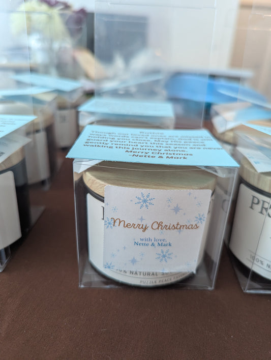 . Custom Candle Gift