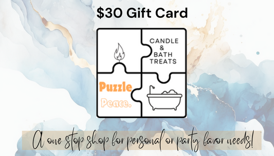 🧩 Puzzle Peace Favors Gift Card 🧩