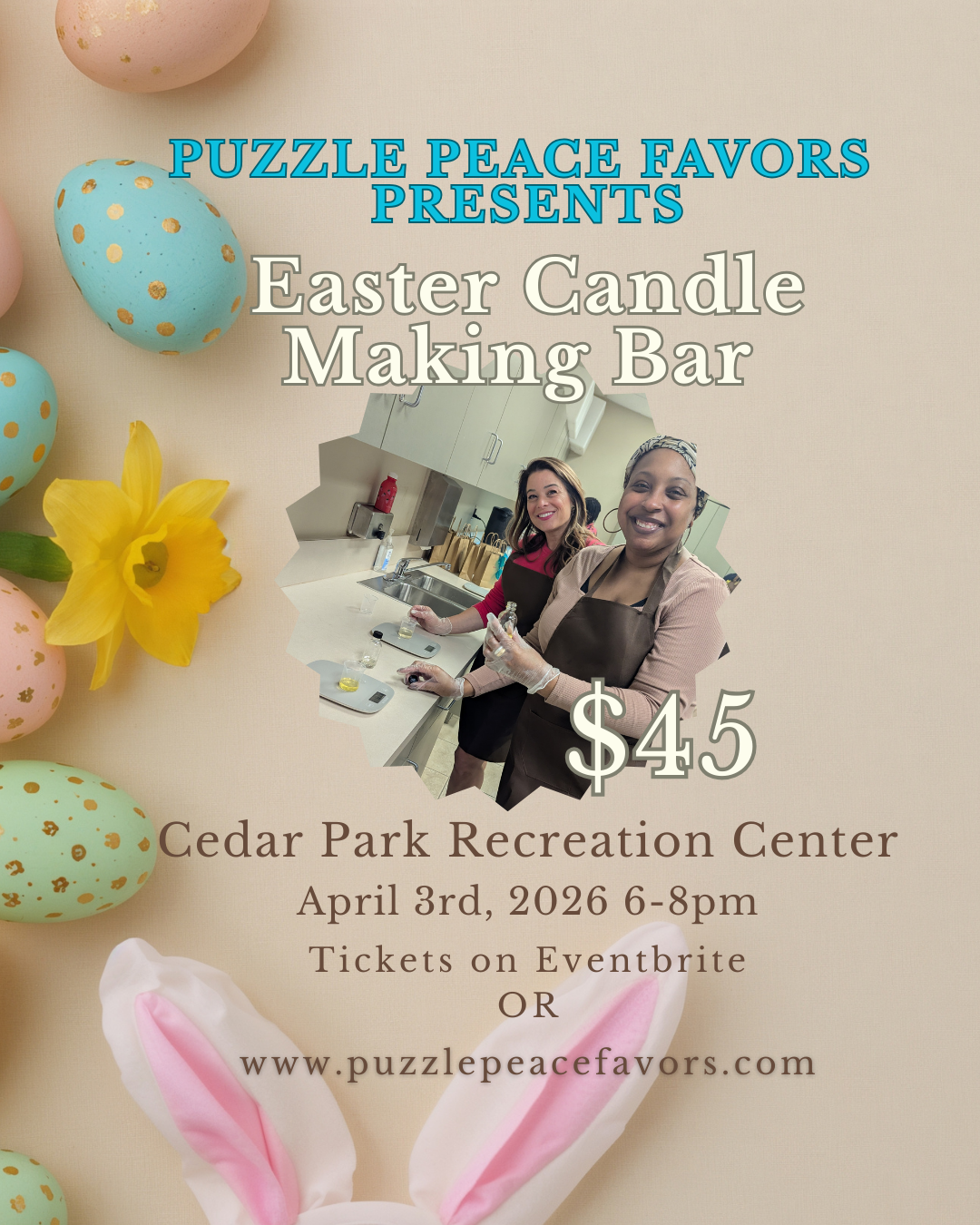 Easter Candle Making Bar