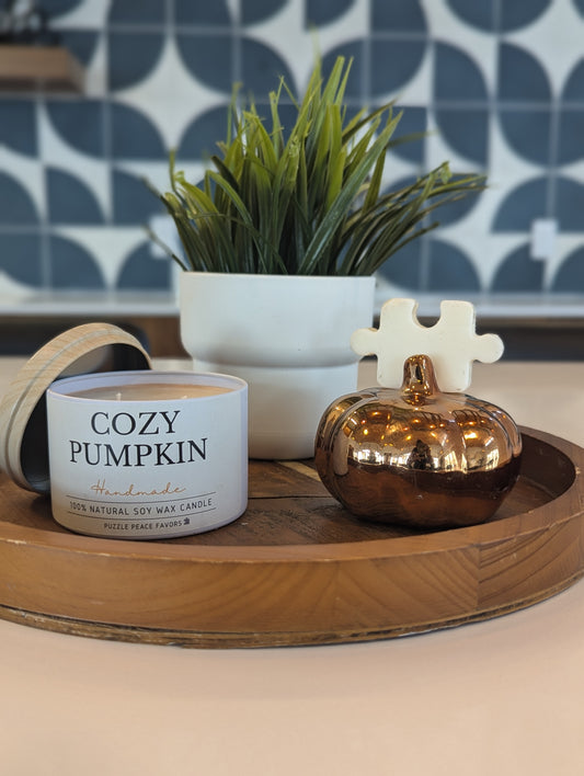 SEASONAL Cozy Pumpkin Soy Wax Candle