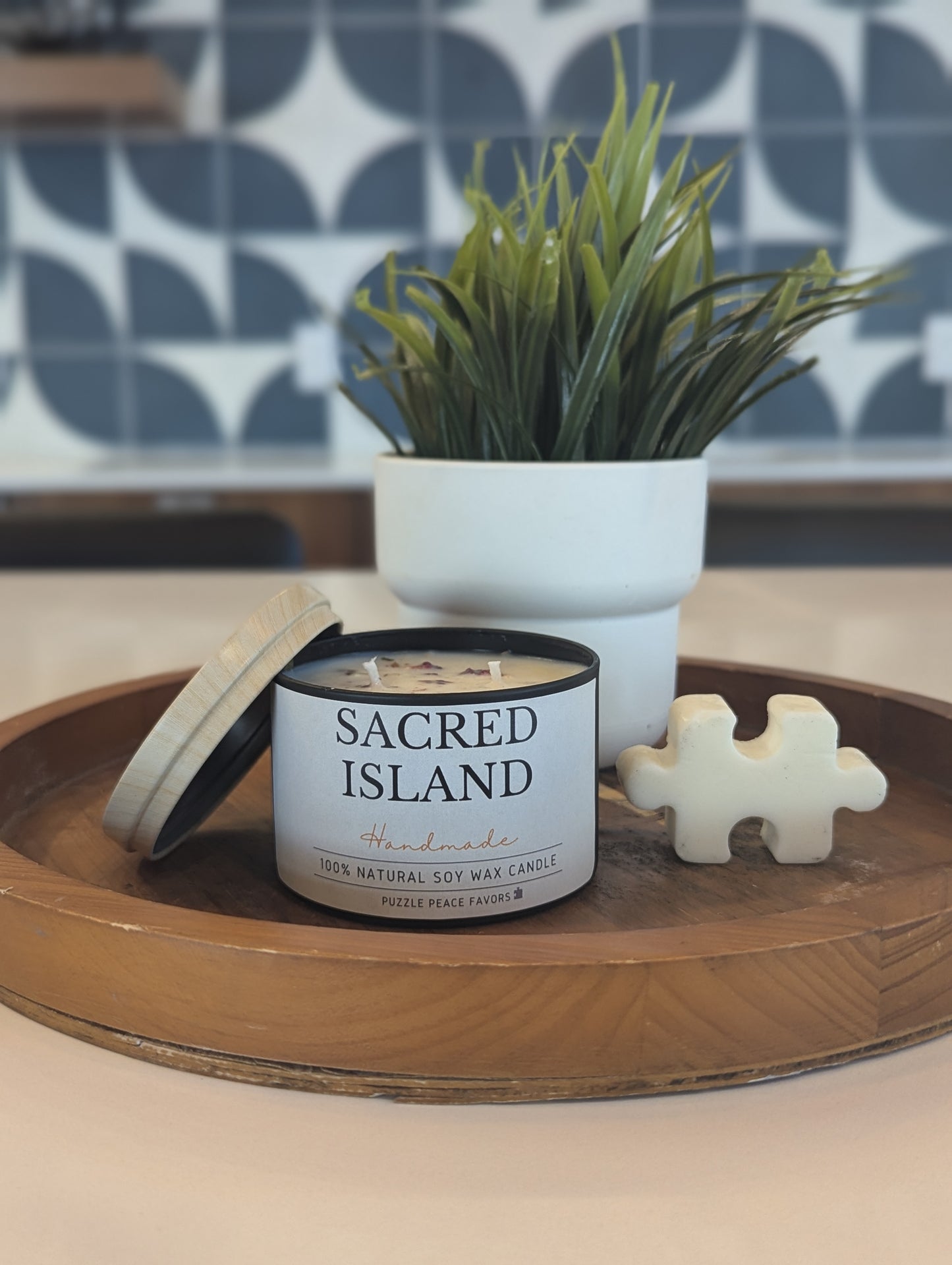 Sacred Island Soy Wax Candle 8oz