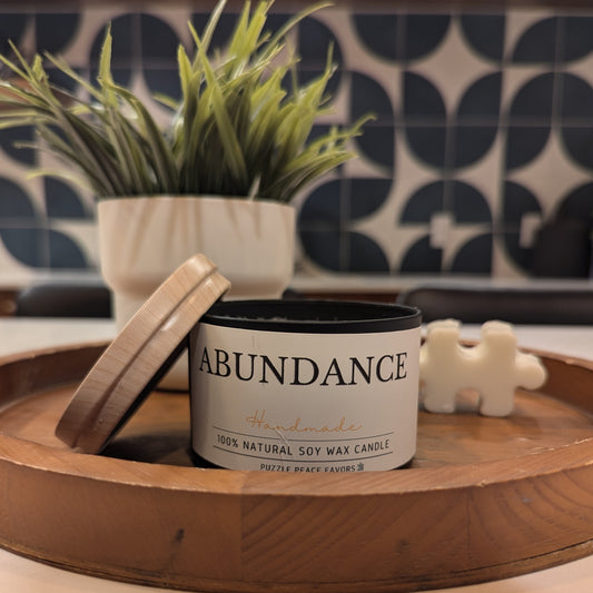 Abundance Soy Wax Candle 8oz