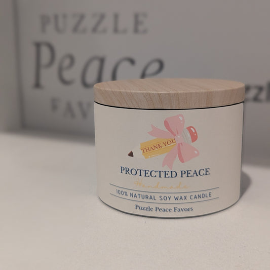 🍎 Teacher's Appreciation Candle ✏️🍎